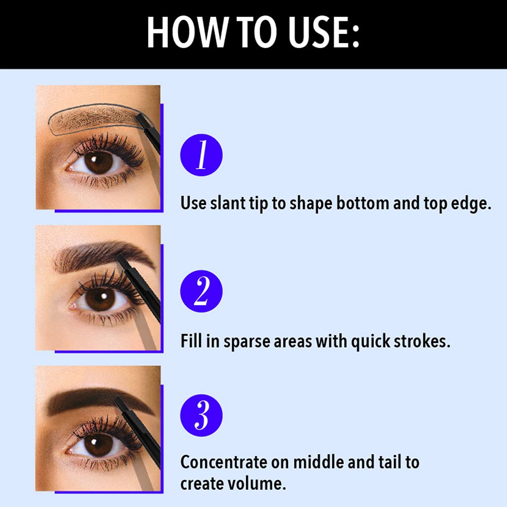 Blue Heaven True Brow Eyebrow Definer, Black, 0.30gm