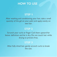 TRue FRoG Styling Gel for Curls for Curly Wavy Hair with Bamboo Extract and Jojoba Ester, Frizz Control, Silicone free, Phthalate free & Paraben free - 150ml
