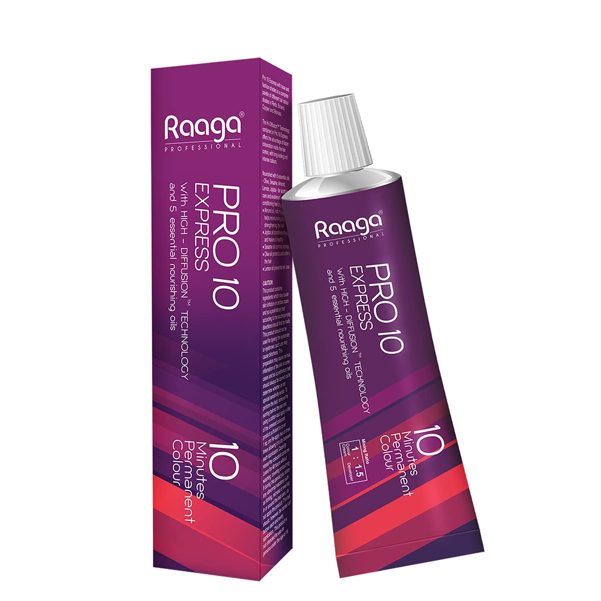 Raaga Professional Pro 10 Hair Color - Dark Brown, 3, 90 g