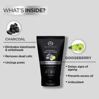 The Man Company Face Cleanser Kit (Charcoal Peel Off+ Charcoal face wash + Charcoal Scrub) - Pack of 3
