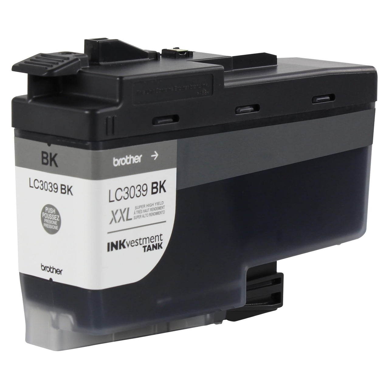 Brother Genuine LC3039BK Single Pack Ultra High-yield Black INKvestment Tank Ink Cartridge, Page Yield Up To 6,000 Pages, LC3039 Black Ink