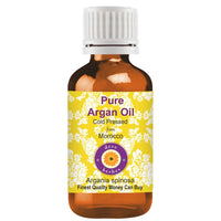 Deve Herbes Pure Argan (Moroccan) Oil (Argania spinosa) Natural Therapeutic Grade Cold Pressed 50ml