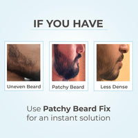 Rise for Men Patchy Beard Fix | Apply in One minute | Natural Look | Smudge & Water Proof | No Side Effects | Alternative to Beard Growth Oils and Serums