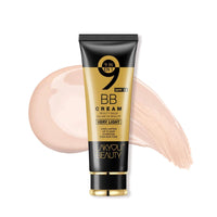 Lakyou Beauty 9 in 1 BB Cream | Light Weight | Long Lasting | Up To 24Hrs Hydration | Even Skin Tone | SPF-15 | Shade-02(Soft Ivory) | 80g
