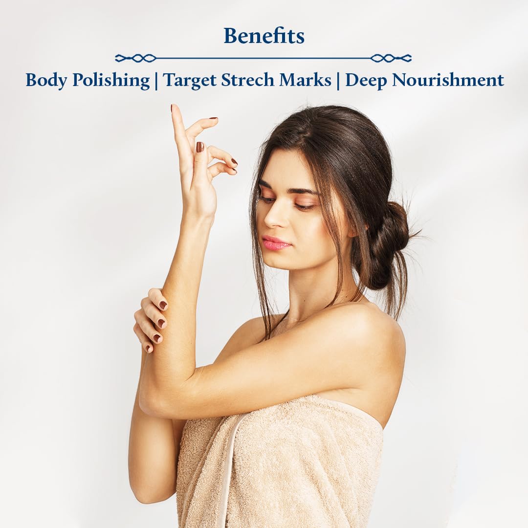 Blue Nectar Kumkumadi Body Oil for Glowing Skin | Moisturizing Body Oil for Dry Skin with Relaxing Aroma | Plant Based Body Oil for Women & Men (12Herbs, 200ml)