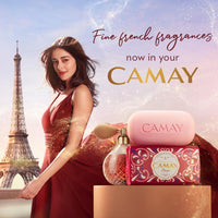 Camay Classic International Beauty Soap With Carnations & Roses (Buy 2 Get 1 Free) Combo Pack Offer, Bar Soap Combo, Daily Skincare, Gives Silky, Soft & Glowing Skin (3 Count, 125G Each)