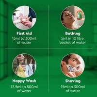 Dettol Antiseptic Liquid for First Aid, Surface Disinfection and Personal Hygiene, 1000ml (Pack of 2)