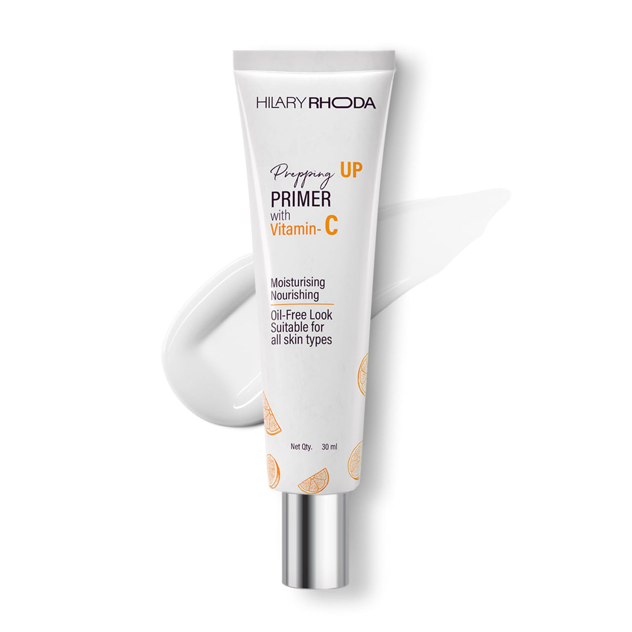 Hilary Rhoda Prepping UP PRIMER with Vitamin C | Pore Minimizer & Blur Primer | Oil Control & Suitable for All Skin Types | Infused with Vitamin C | 30 ml