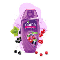 Fiama Body Wash Shower Gel Blackcurrant & Bearberry, 250ml, Body Wash for Women & Men with Skin Conditioners for Radiant Glow, Suitable for All Skin Types