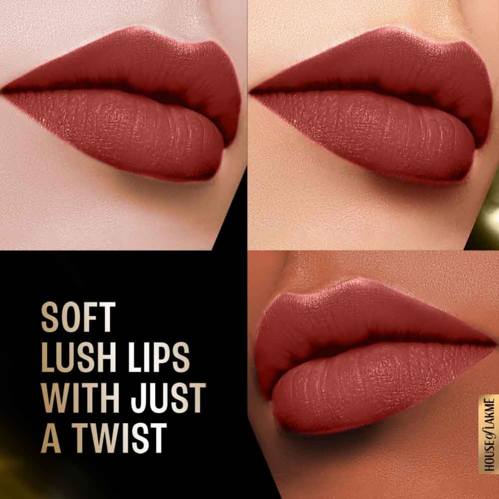 Lakmé Cushion Matte - Red Retro, 4.5 Gm