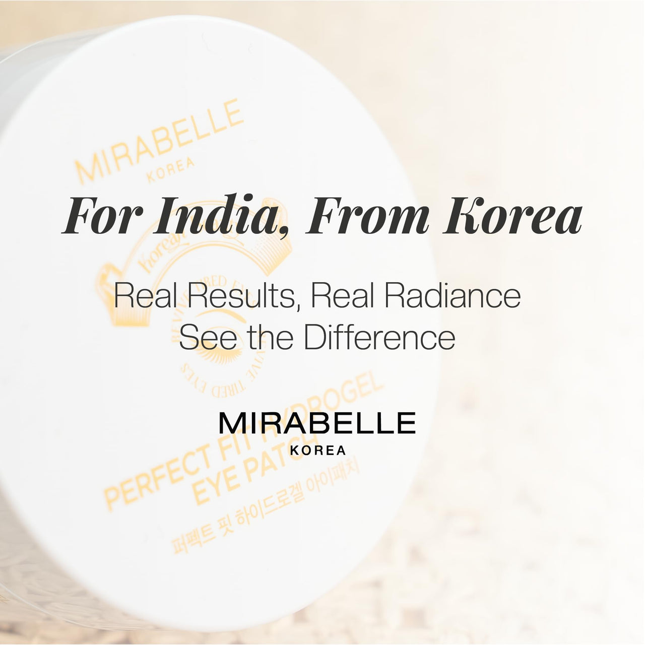 Mirabelle Korea Hydrogel Eye Patches | Dark Circles, Puffiness & Wrinkles | Korean Under Eye Mask with Collagen & Hyaluronic Acid | Cooling Gold Under Eye Patches for Men & Women | 60 Pcs