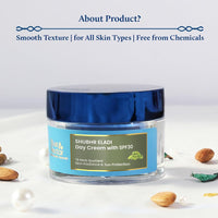 Blue Nectar SPF 30 Plant Based Brightening Face Cream Eladi Kumkumadi Cream for Natural Skin Brightening Face Cream for Women Daily Use (16 Herbs, 50g)
