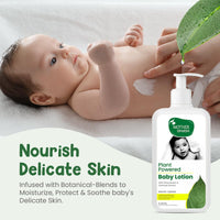 Mother Sparsh Plant Powered Natural Baby Lotion With Organic Shea Butter & Oatmeal Extract | For All Day Deep Hydration | 200ml