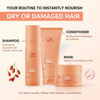 Wella Professionals Invigo Nutri-Enrich Shampoo | Deep Nourishment for Dry, Frizzy & Damaged Hair | 250 ml | With Goji Berry & Vitamin E
