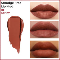 Insight Cosmetics Smudge Free Lip Mud|Ultra Matte Flawless Texture |smudge Proof |Water Proof |Long Lasting |Non Transferable |One Strock Application |Light Weight Formula,3.5 gm (Misty, 3.5 gm)