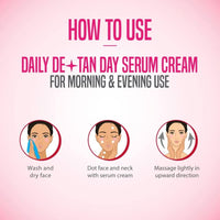 NATURES ESSENCE Daily De-Tan Day Serum Cream, 100 G