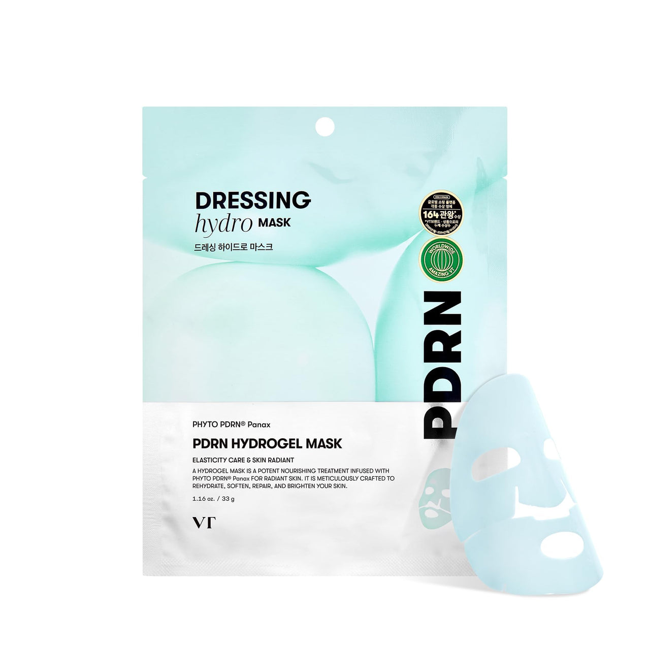 VT COSMETICS PDRN Hydrogel Mask, Plant-based PDRN
