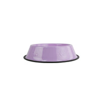 Platinum Pets Non-Tip Stainless Steel Dog Bowl, Sweet Lilac, Medium
