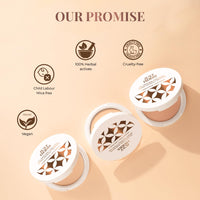 Just Herbs Oil Control Radiance Booster Age Defying Compact Powder for face Makeup 9g (Ivory)