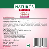 NATURES ESSENCE Daily De-Tan Day Serum Cream, 100 G