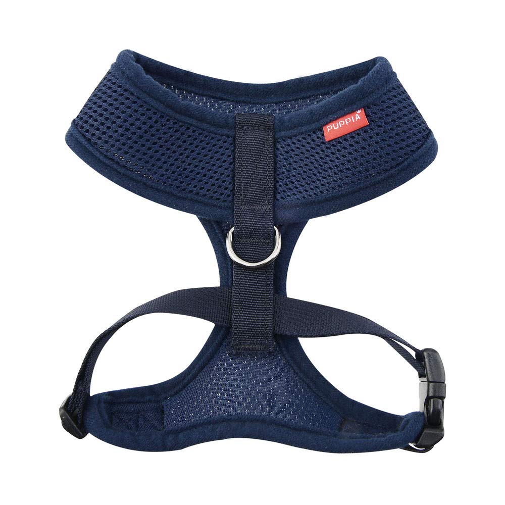 Puppia Soft Dog Harness, Navy, X-Large (PDCF-AC30-NY-XL)