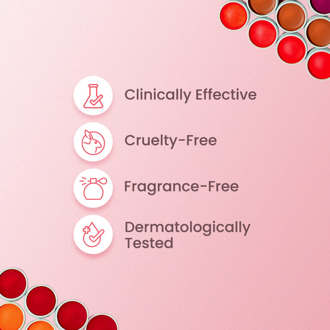 Earth Rhythm Lip and Cheek Tint Tinted Lippie with SPF 30 - Lady Bug, Blush for Women With Shea Butter & Almond Oil, Chemical & Paraben free - 10g
