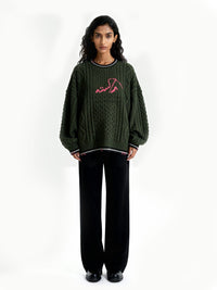 Raastah - Cable - knit Logo Sweater