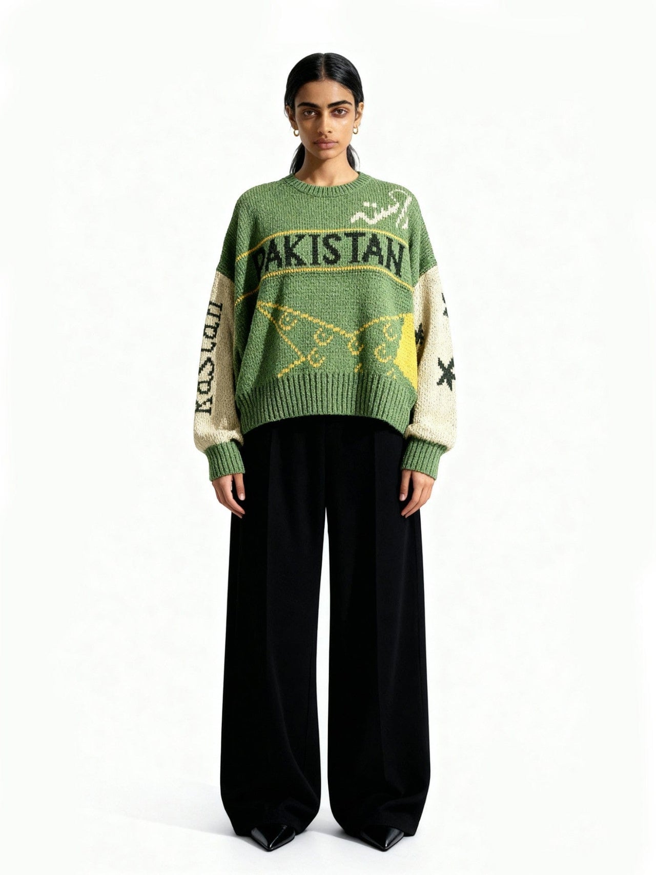 Raastah - Team Pakistan Jacquard Sweater