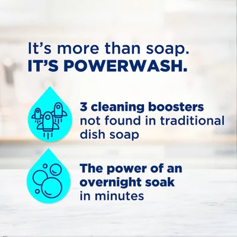 Dawn Platinum Powerwash Dish Soap Spray, Fresh Scent, 4 Refills, 64 Fl. Oz.
