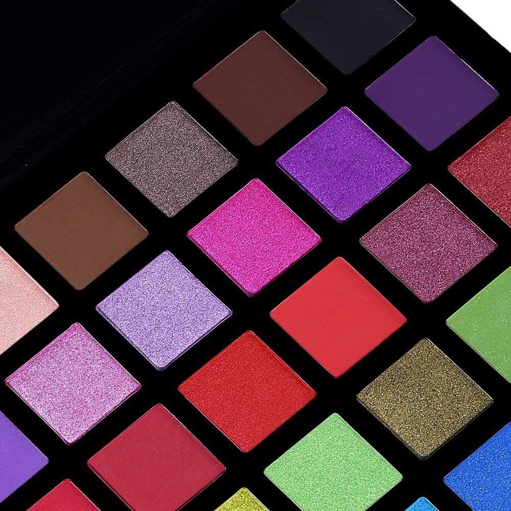 URBANMAC Spotlight Eyeshadow Palette, Professional 40 Color Eye Shadow Matte Shimmer Makeup Pallet Highly Pigmented Colorful Powder Long Lasting Waterproof Eye Shadow - Multicolor