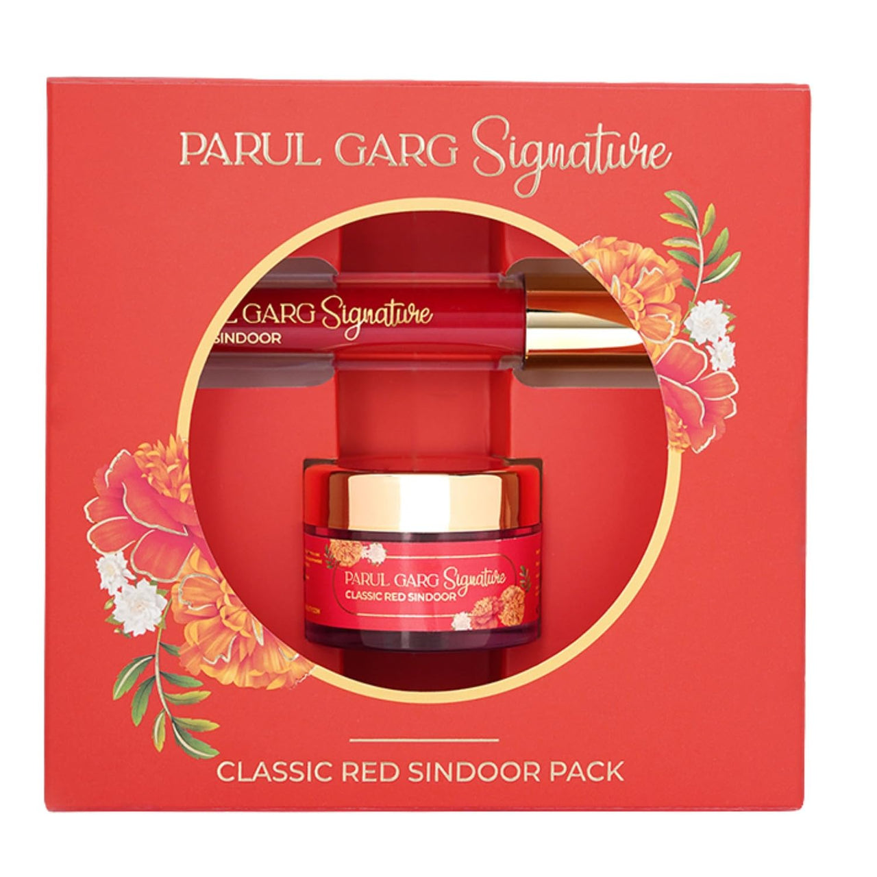 Parul Garg Beauty Signature Sindoor Pack - Deep Maroon Red | Liquid & Powder | Smudge-Proof & Long-Lasting | Intense Pigment | Easy Application | Perfect For Brides & Festivals, 1 count