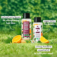 Love Beauty & Planet Curry Leaves|| Biotin & Mandarin Paraben & Sulfate Free Shampoo for long & strong hair|| 400ml
