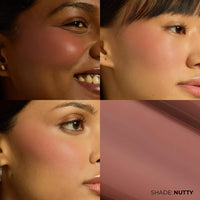 Fae Beauty Liquid Lush Blush (5.5ml) | Featherlight, Easy Blend Formula with a Seamless, Serum Like Finish | 8hr Long Wear | Rich, Buildable Pigment | Formulated with a Bloom Blend of Hibiscus, Magnolia and Chamomile Extracts - Nutty
