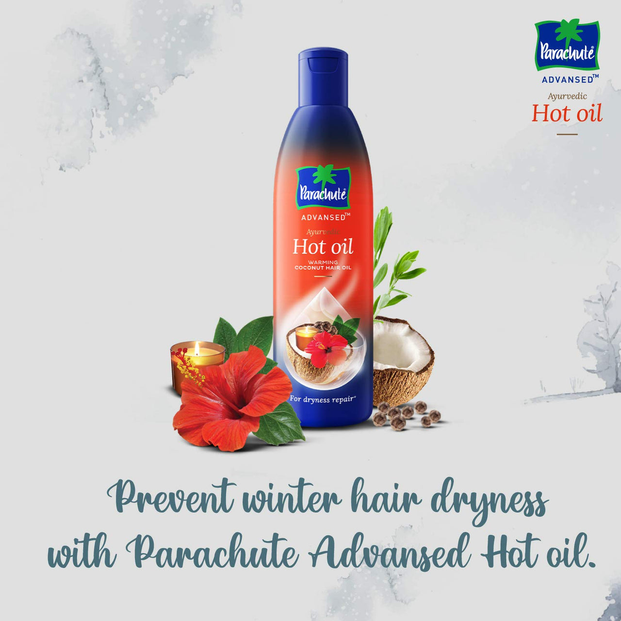 Parachute Advansed Ayurvedic Hot Oil 400 ml with Free 90 ml Pack