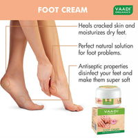 Vaadi Herbals Foot Cream, Clove and Sandal Oil, 30g x 3
