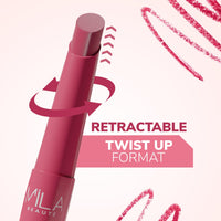 Mila Beauté Pout It Out Matte Lip Crayon | Highly Pigmented & Enriched With Jojoba Oil | Soft Matte Finish | Creamy & Light Weight Texture | Smooth Glide Application | Shade - (Mulan 1.25g)