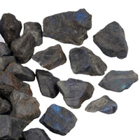 mookaitedecor 1 lb Bulk Natural Labradorite Raw Crystals Rough Stones for Tumbling,Cabbing,Polishing,Wire Wrapping,Wicca & Reiki Crystal Healing Labradorite(1