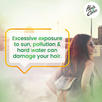 Hair & Care Triple Blend Damage Repair Non-Sticky Hair Oil with Aloe Vera, Olive Oil & Green Tea, 300 ml + 100 ml