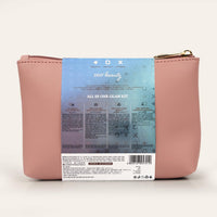 Just Herbs All in 1 Glam Kit Travel Frindly Gifting Pouch for Women (Lip & Cheeck Tint, Liquid Lipstick, Nail Paint, Eyeliner)