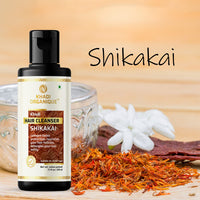 Khadi Organique Shikakai Shampoo/Cleanser Pack Of 2, (420 ML)