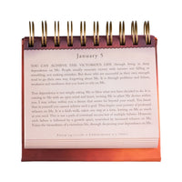 DaySpring - Sarah Young - Jesus Calling: Enjoying Peace in His Presence - An Inspriational DaySpring DayBrightener - Perpetual Calendar (75621) 5 1/2
