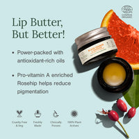 Juicy Chemistry Iconic Lip Duo Kit - Blood Orange & Rosehip Lip Balm, 5 g & Blood Orange & Rosehip Lip Scrub, 10 g | Enriched with Natural Ceramides to Exfoliate, Hydrate & Moisturise Lips