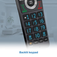 AT&T GL2101-2 DECT 6.0 2-Handset Cordless Home Phone with Call Block, Caller ID, Full-Duplex Handset Speakerphone, 2