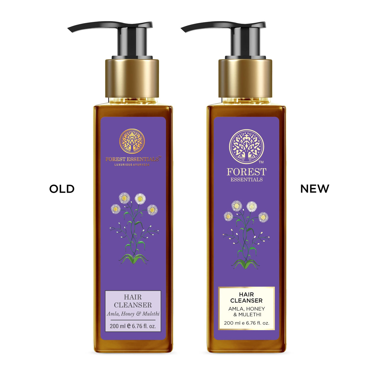 Forest Essentials Hair Cleanser Amla Honey & Mulethi | Ayurvedic Natural Shampoo | For Dull Dry Hair | Controls Hair Thinning & Breakage | Sulphate & Paraben Free, 1 Count