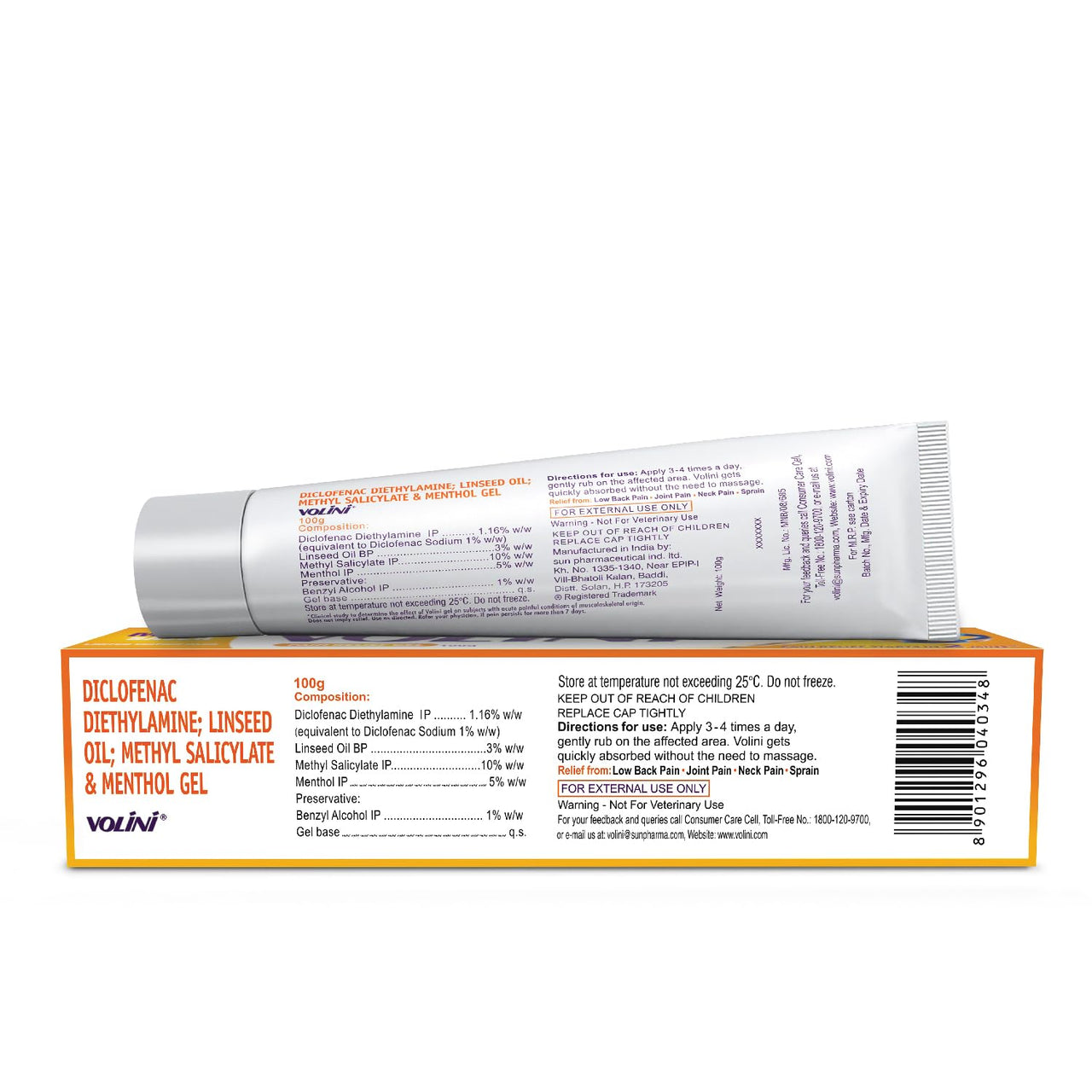Volini Pain Relief Gel - 100 g