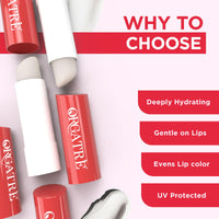 ORGATRE Lightening Lip Balm For Men & Women 3.2gm | SPF 30 PA++ | Lip Balm for Dark, Pigmented, Dry & Chapped Lips | Ceramide & Vitamin C