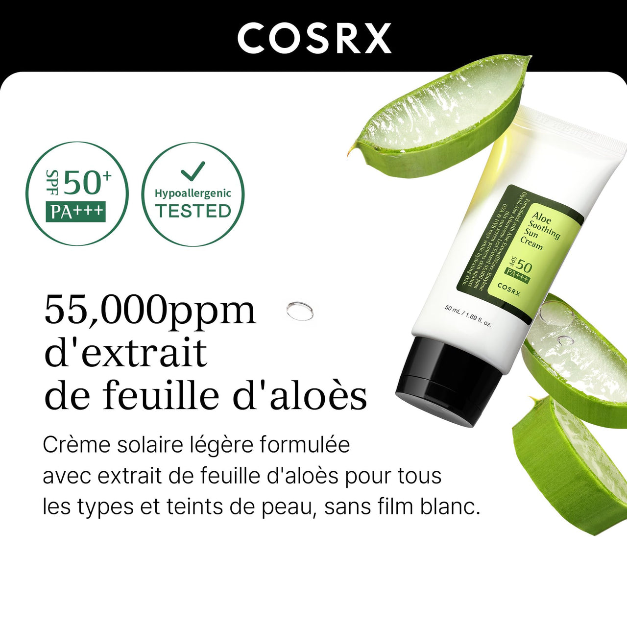 COSRX All Skin Aloe Soothing Sun Cream SPF50 PA+++