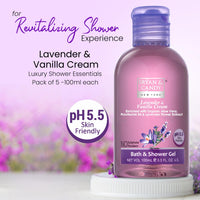 Bryan & Candy Shower Gel with Aloe Vera. Gentle, Moisturizing Body Wash for Soft, Supple Skin (Lavender Shower Gel, 100ml)