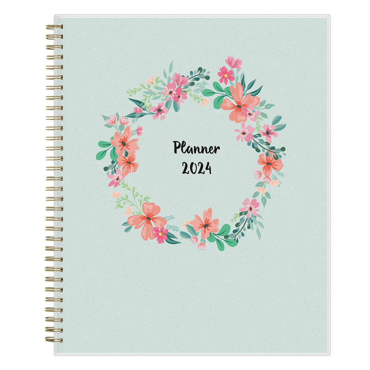 Blue Sky 2024 Weekly and Monthly Planner, January - December, 8.5" x 11", Frosted Cover, Wirebound, Laurel (144729) 8.5" x 11" New Version