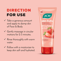 Joy Oil Control Face Care Combo With Strawberry Face Wash 150ml & Scrub 200ml For Oily Skn (Combo Pack) (2 Items in the set)
